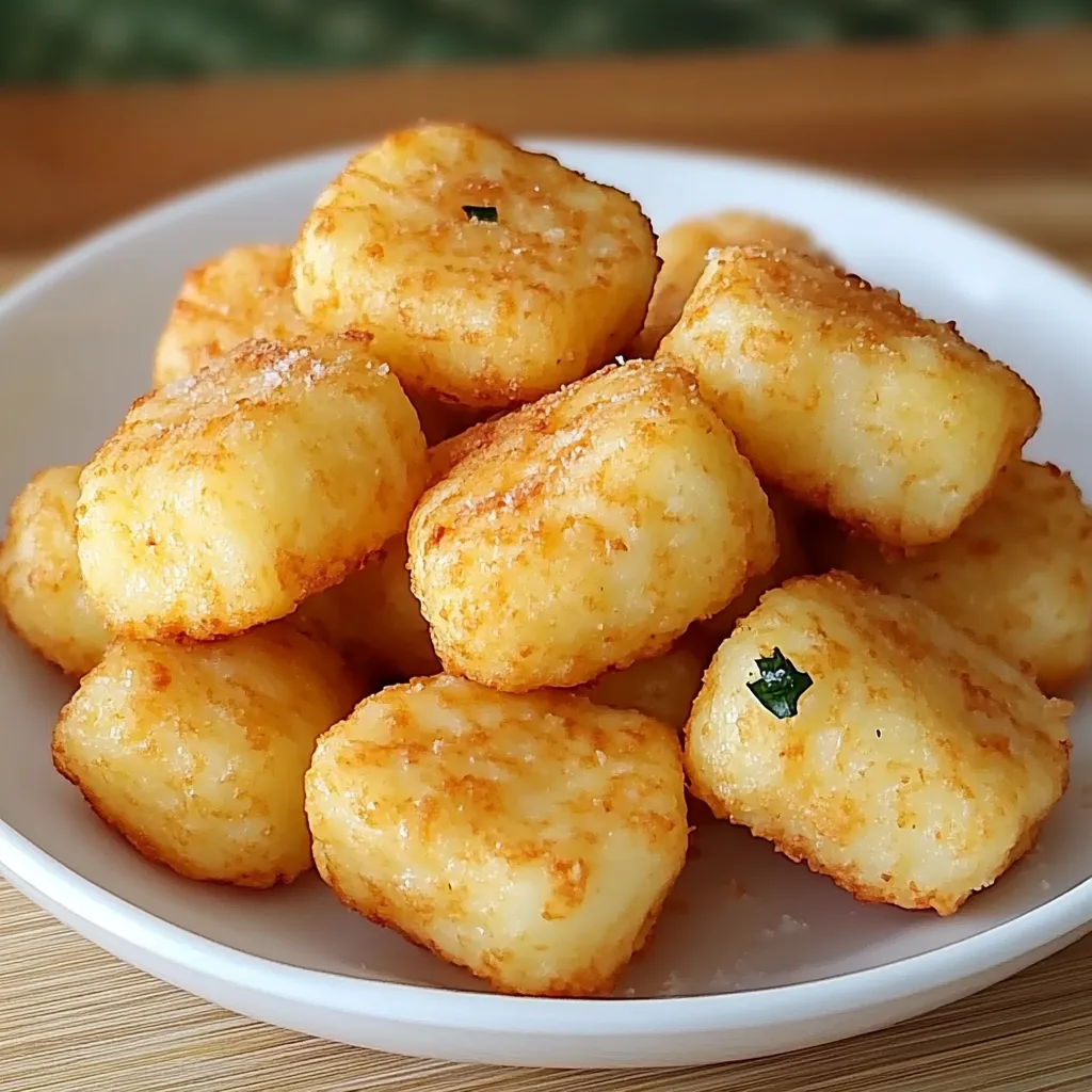 Deliciosos bocadillos de yuca dorados en un plato, servidos con salsa para acompañar.