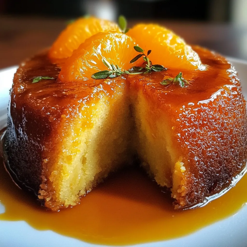 Budín húmedo de zanahoria y naranja recién horneado, con una textura esponjosa y un toque cítrico.