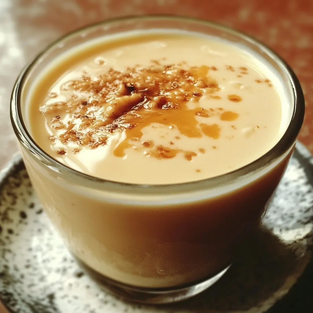 Leche asada casera servida en un plato con caramelo líquido en la parte superior