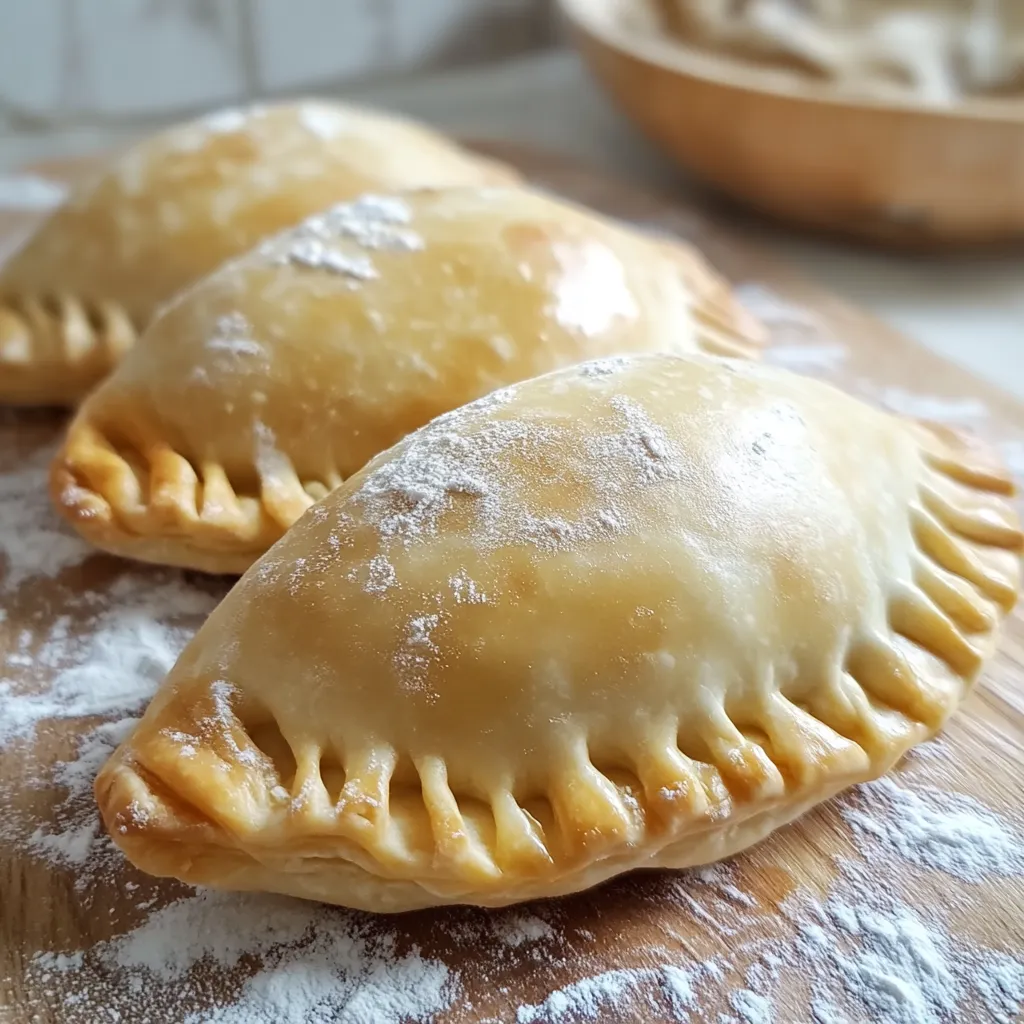 Fotografía de masa de empanadas casera recién amasada sobre una tabla de madera.