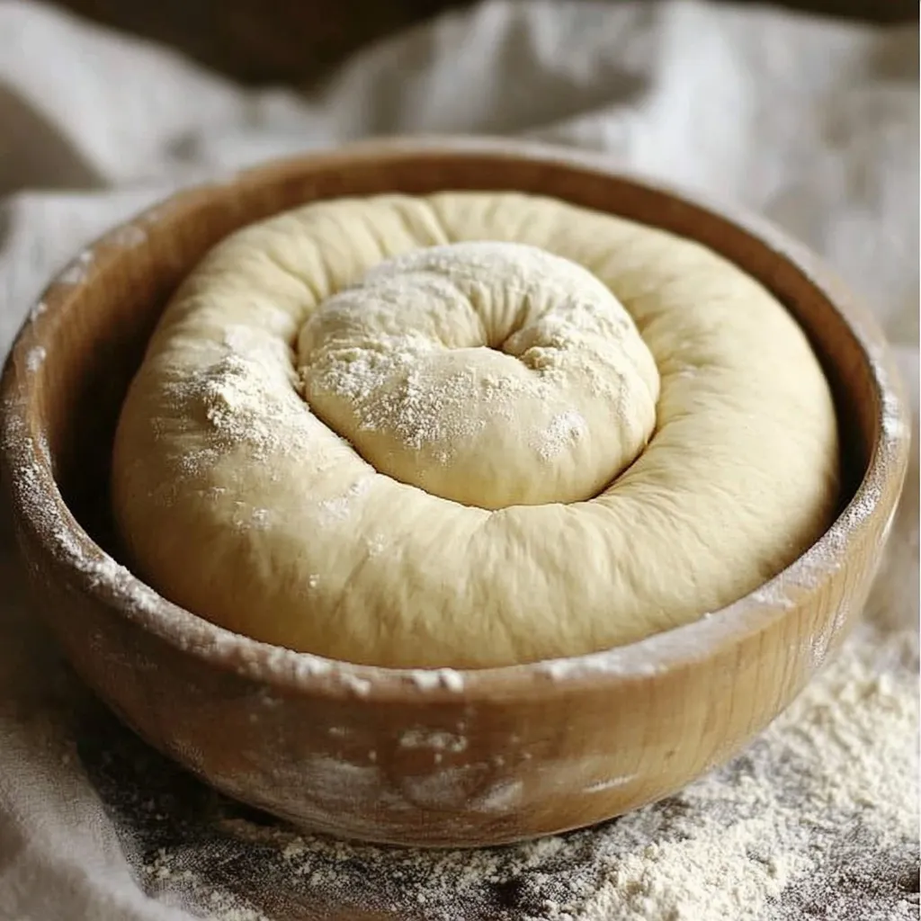 Pan dulce casero recién horneado con un dorado perfecto. Masa para pan dulce fermentando en un bol. Pan dulce con frutas confitadas y azúcar glas. Corte de pan dulce mostrando su miga esponjosa.