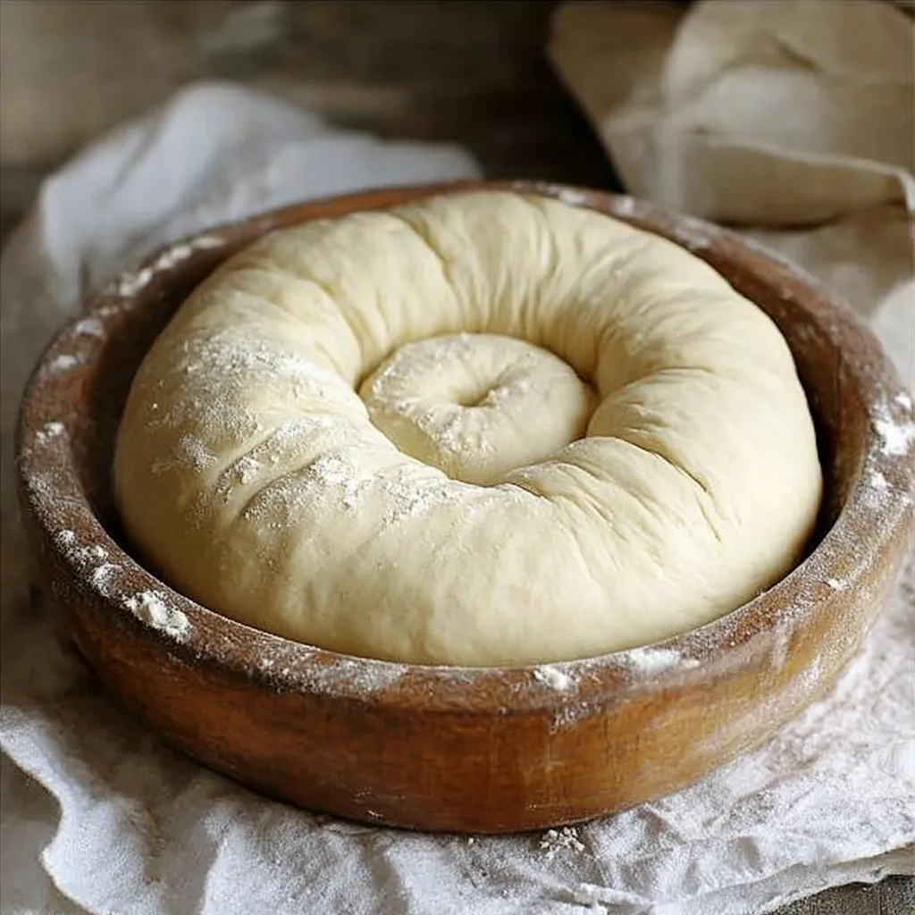 Pan dulce casero recién horneado con un dorado perfecto. Masa para pan dulce fermentando en un bol. Pan dulce con frutas confitadas y azúcar glas. Corte de pan dulce mostrando su miga esponjosa.