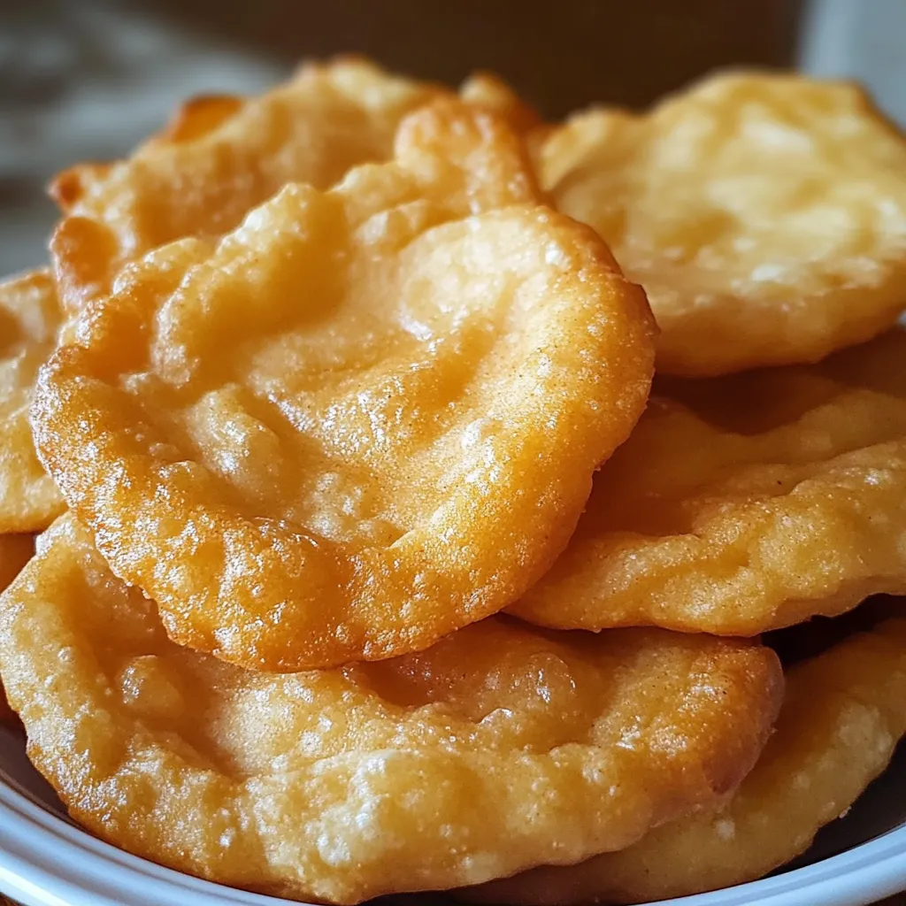 Pan Frito Indio (Poori) dorado, servido en un plato junto a un curry especiado.