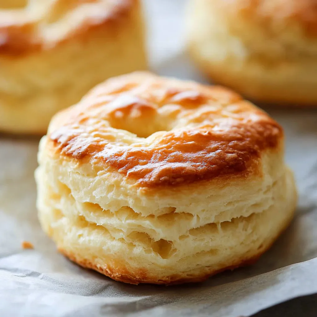 Bisquets caseros dorados y esponjosos servidos con mantequilla y mermelada sobre un plato rústico.