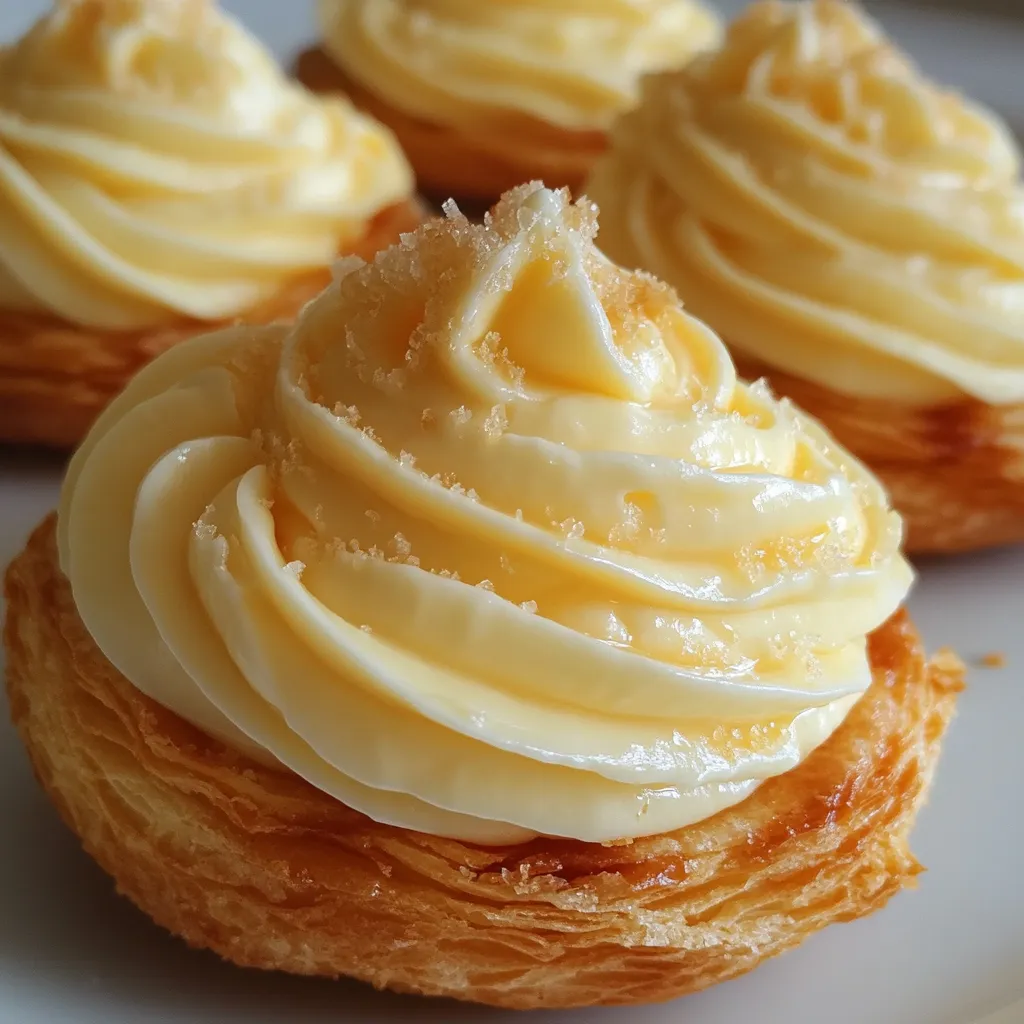 Crema pastelera casera servida en un bol con una cuchara.