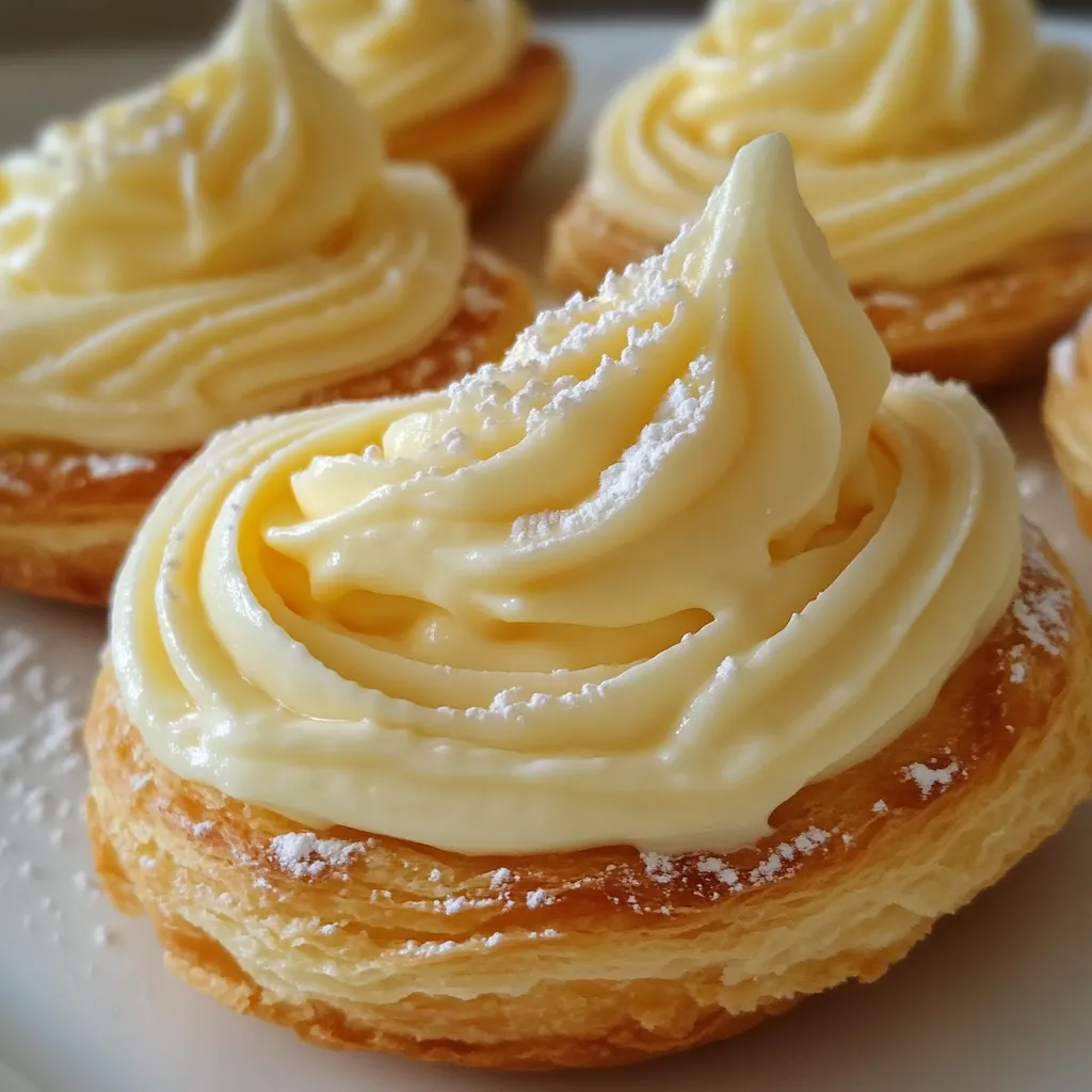 Crema pastelera casera servida en un bol con una cuchara.
