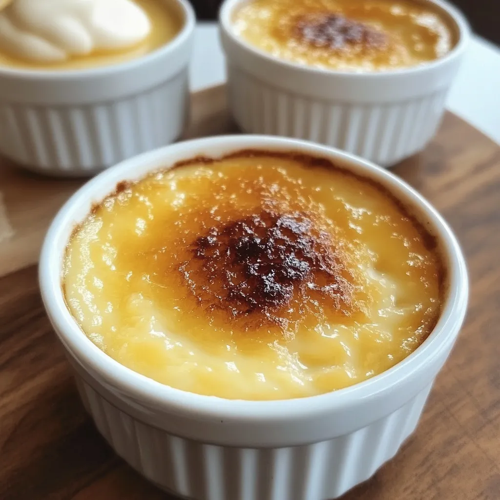 Un plato de flan de arroz cremoso con un toque de canela en la parte superior.