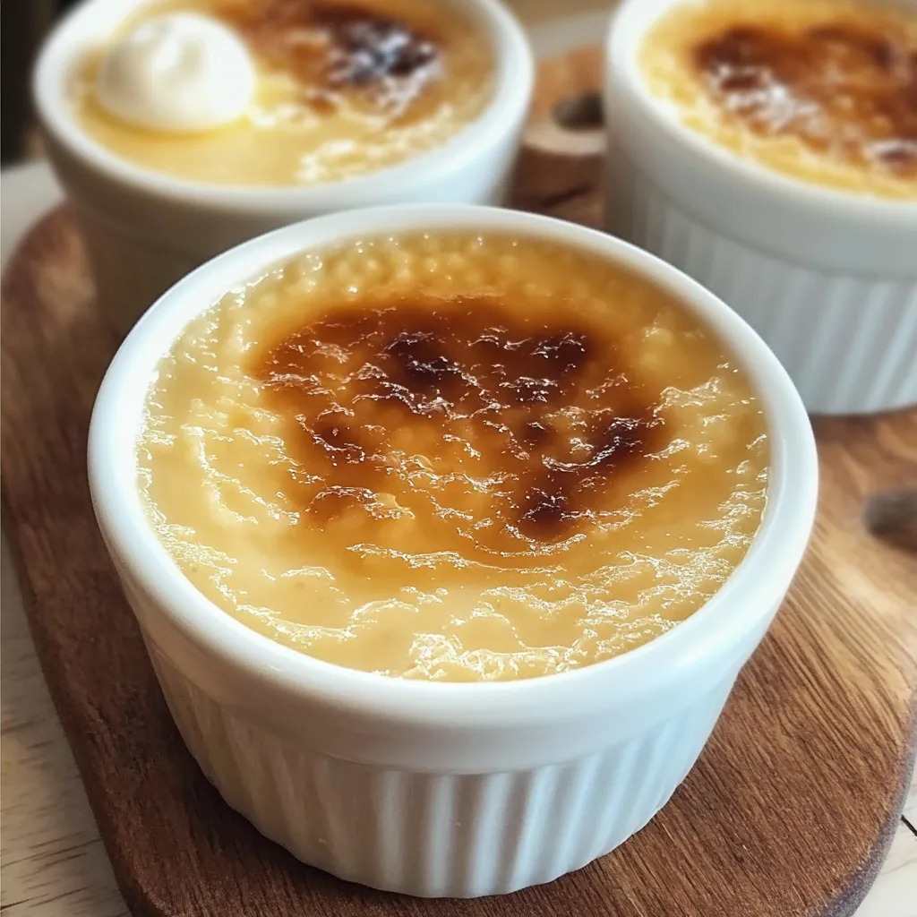 Un plato de flan de arroz cremoso con un toque de canela en la parte superior.
