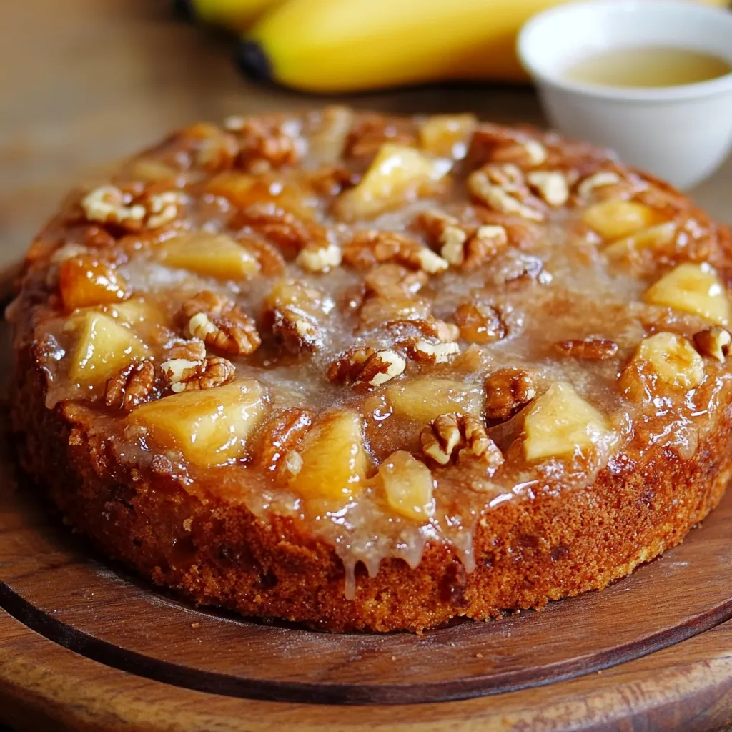 Pastel de manzana sin harina recién horneado, con textura esponjosa y dorada.