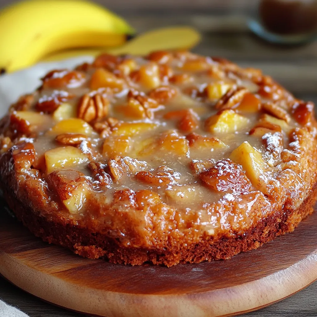 Pastel de manzana sin harina recién horneado, con textura esponjosa y dorada.