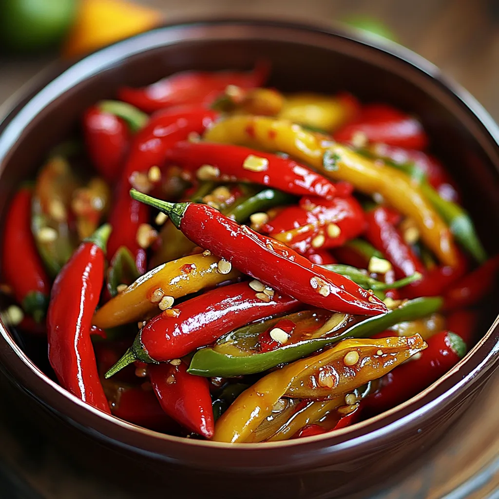 Frasco de chiles jalapeños en vinagre con zanahorias, cebolla y especias.