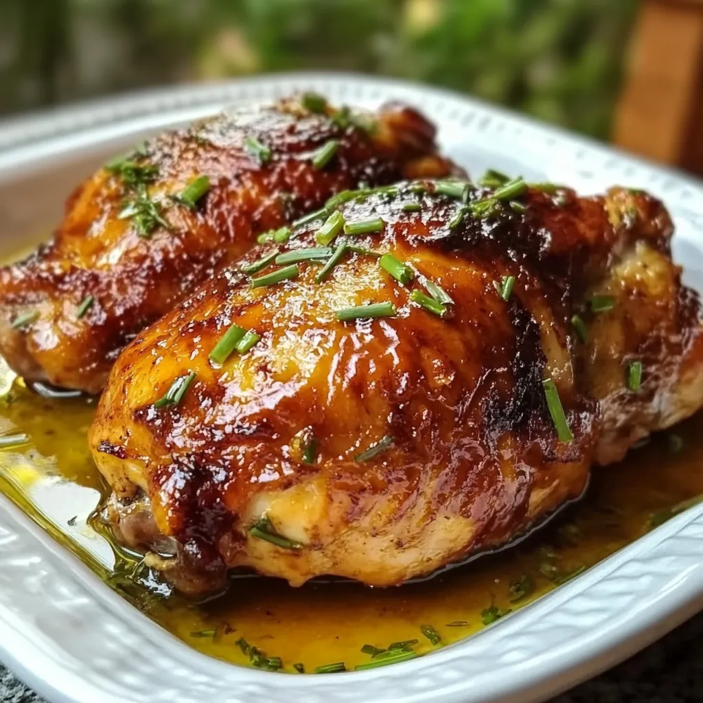 Pechugas de pollo doradas al horno cubiertas con mezcla cremosa de mayonesa y parmesano