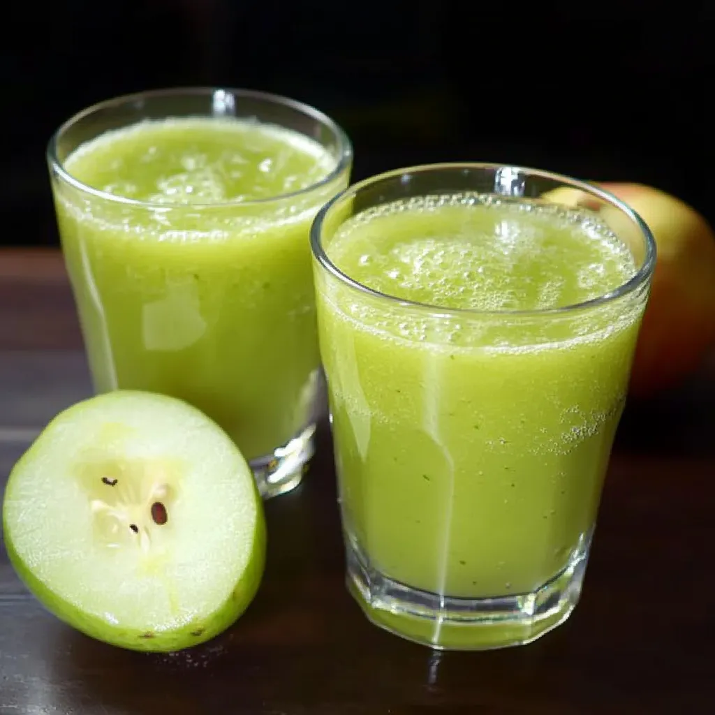 El jugo de pepino y manzana es ideal para quienes padecen retención de líquidos y ayuda a eliminar la inflamación abdominal