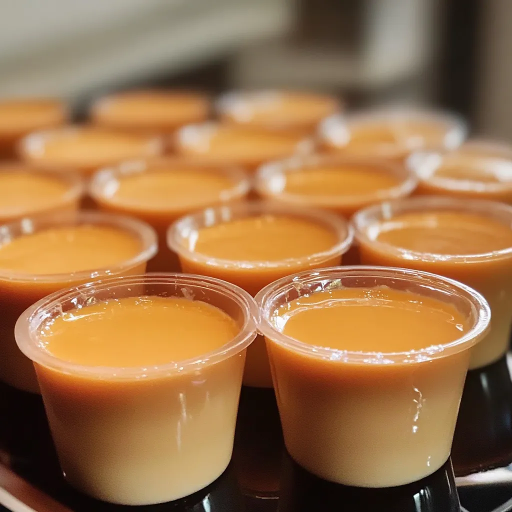 Flan de queso crema con caramelo dorado servido en un plato blanco