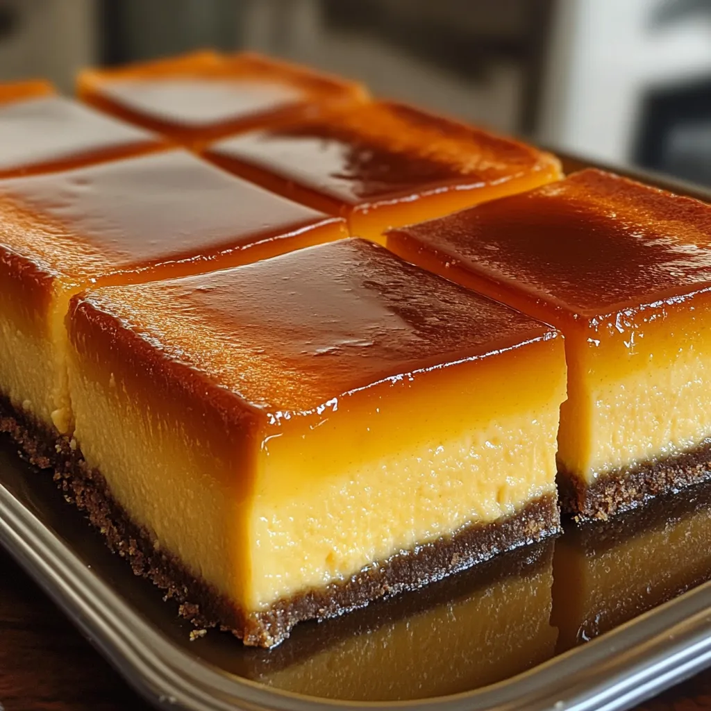 Pastel Flan Mágico recién desmoldado mostrando capas de flan y bizcocho