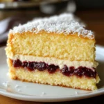 Pastel Ojo de Suegra con cobertura de coco