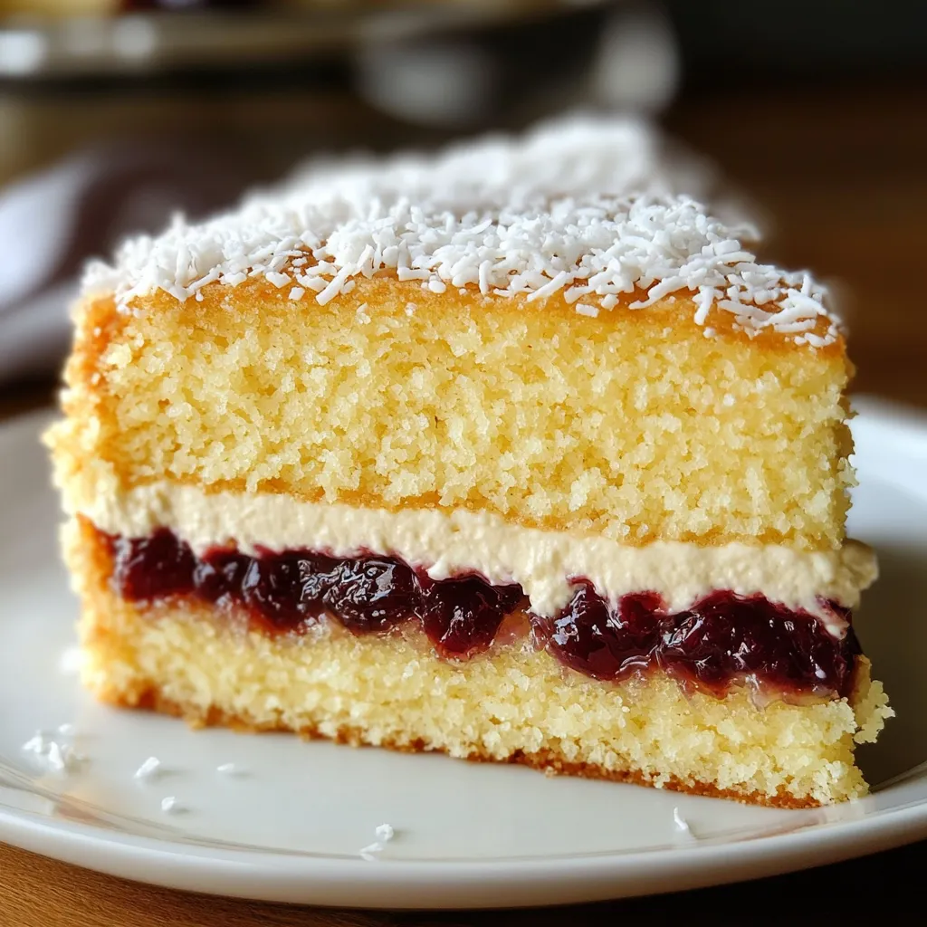 Pastel Ojo de Suegra con cobertura de coco