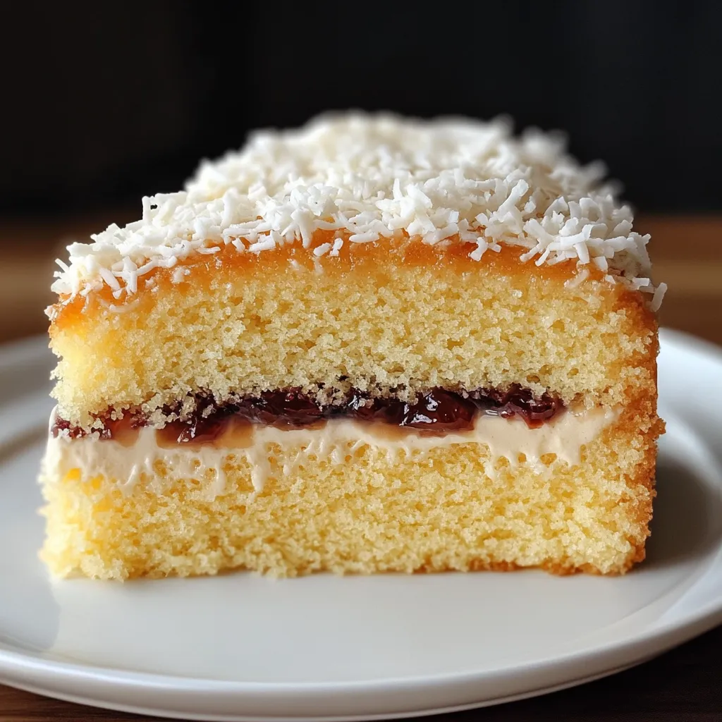 Pastel Ojo de Suegra con cobertura de coco