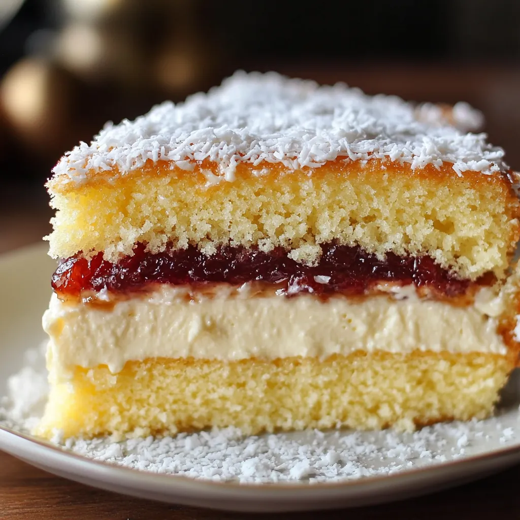 Pastel Ojo de Suegra con cobertura de coco
