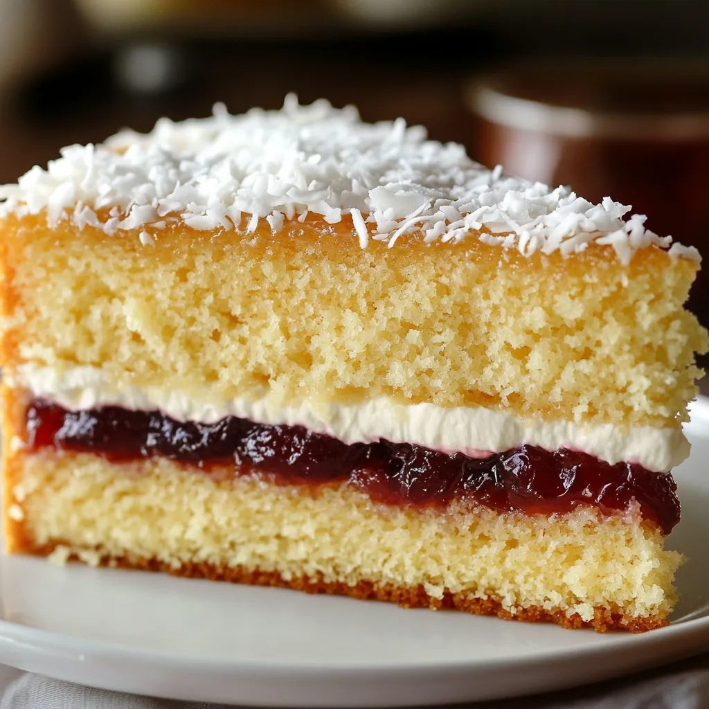 Pastel Ojo de Suegra con cobertura de coco