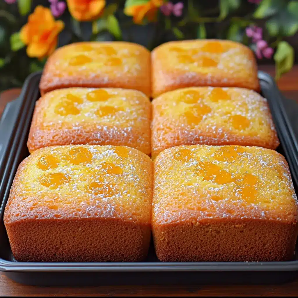 Rebanada de pastel de naranja casero sobre plato de cerámica