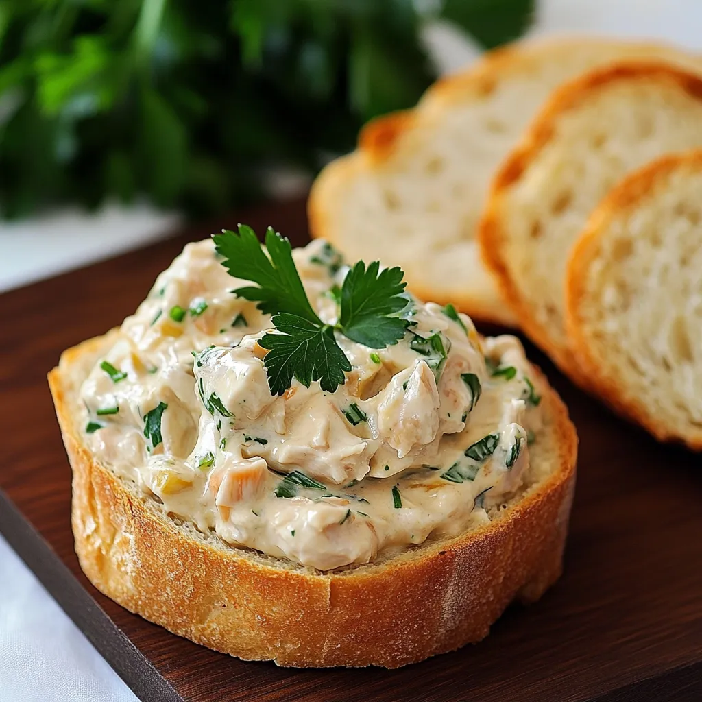 Paté casero de pollo y zanahoria servido en pan tostado
