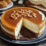 Tarta de queso casera al estilo tradicional de la abuela