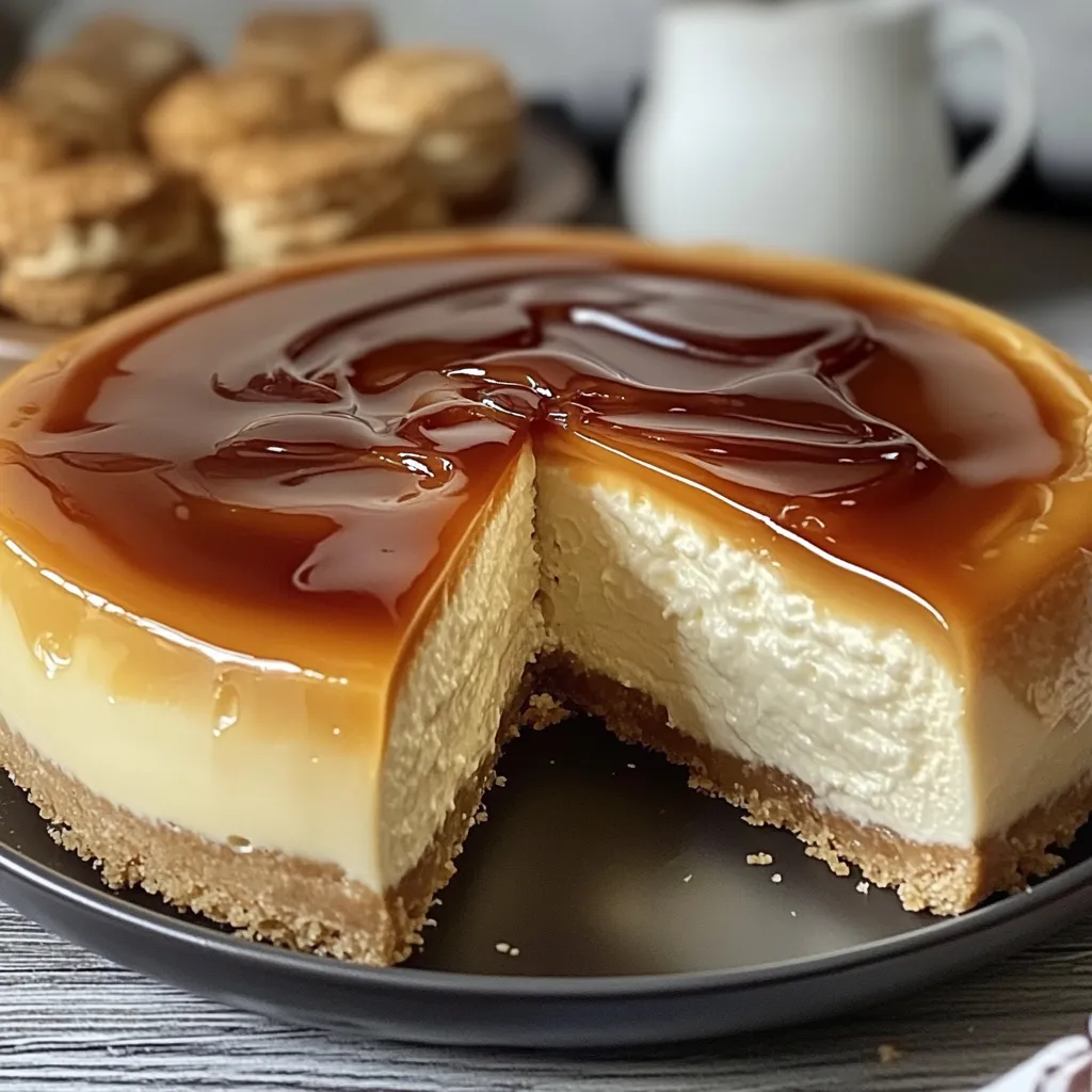 Tarta de queso casera al estilo tradicional de la abuela