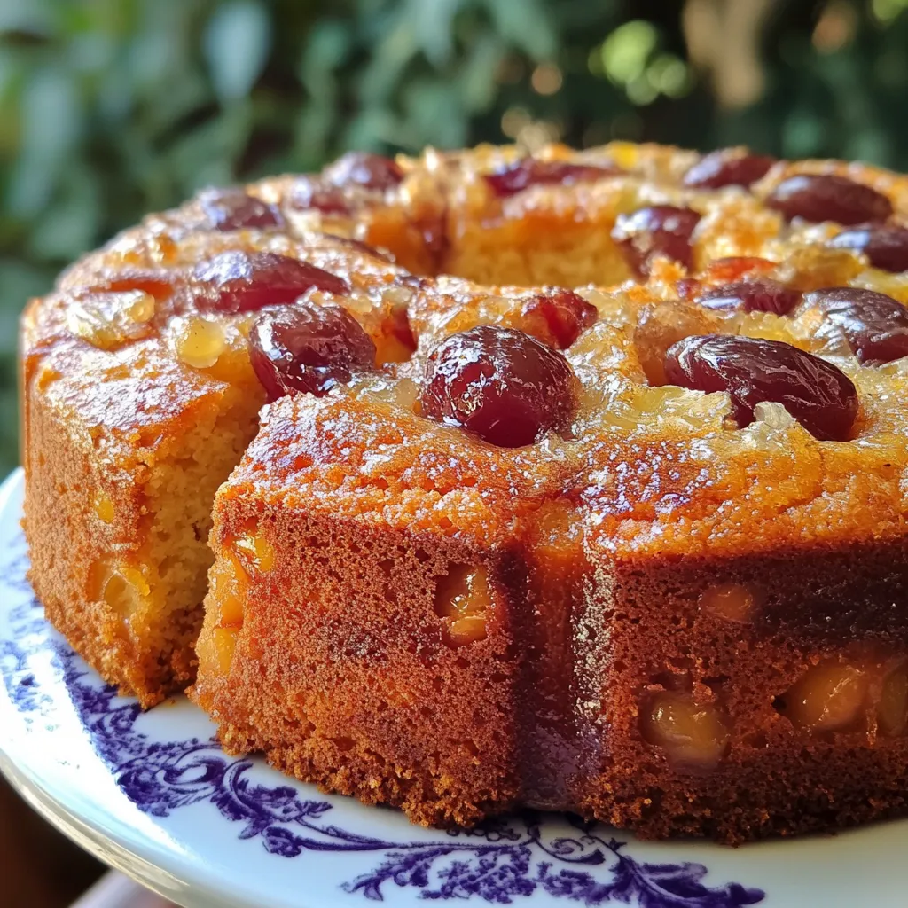 Torta matera con membrillo casera recién horneada sobre una tabla de madera