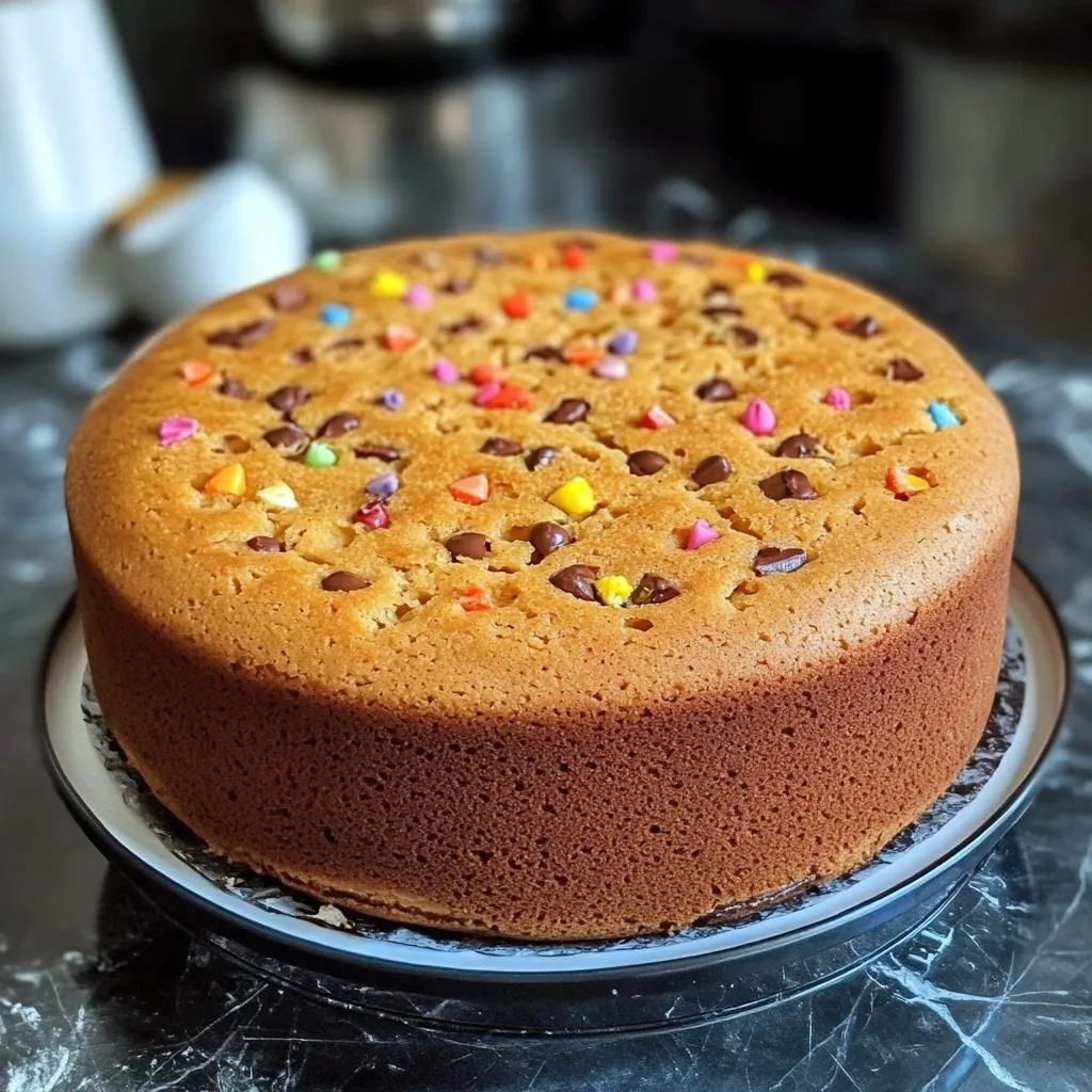 Bizcocho de galleta casero sobre una rejilla