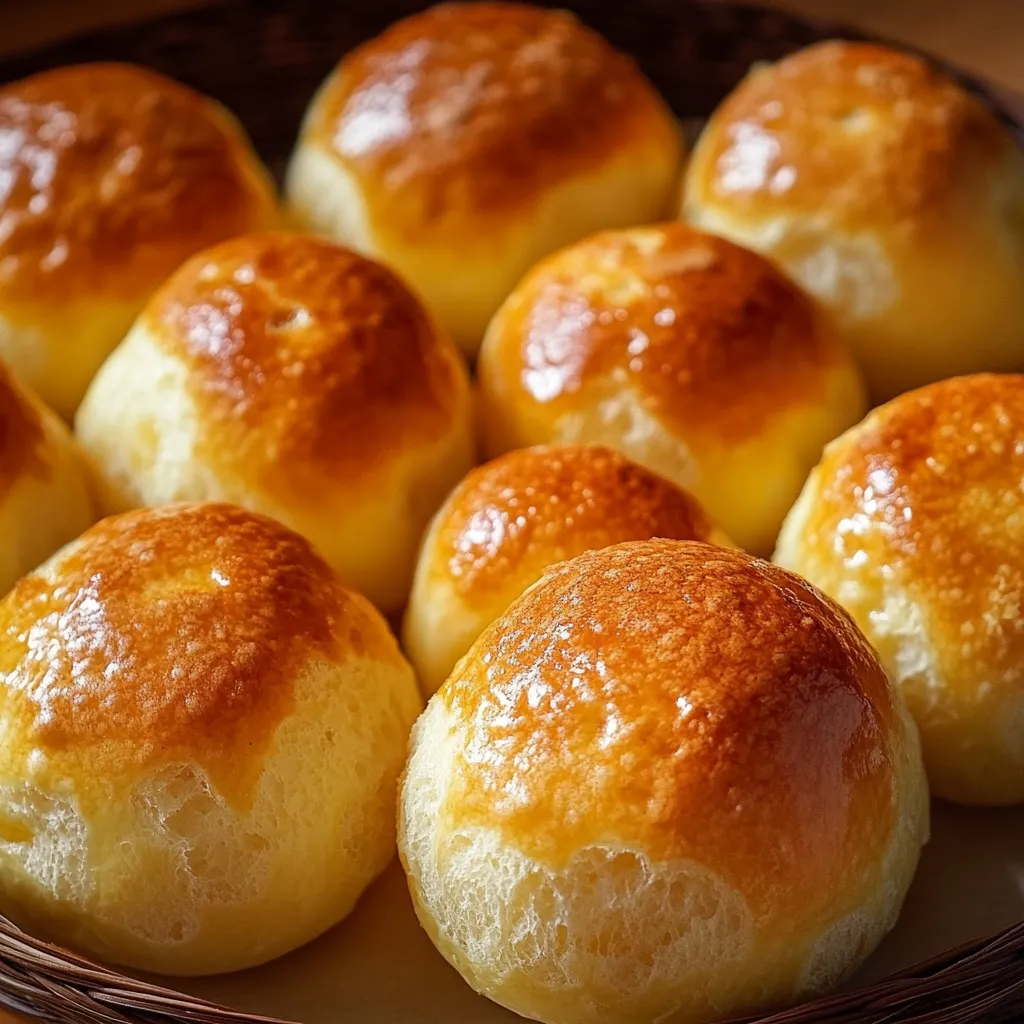 Bollos suizos caseros esponjosos y dorados con azúcar húmeda encima sobre una rejilla