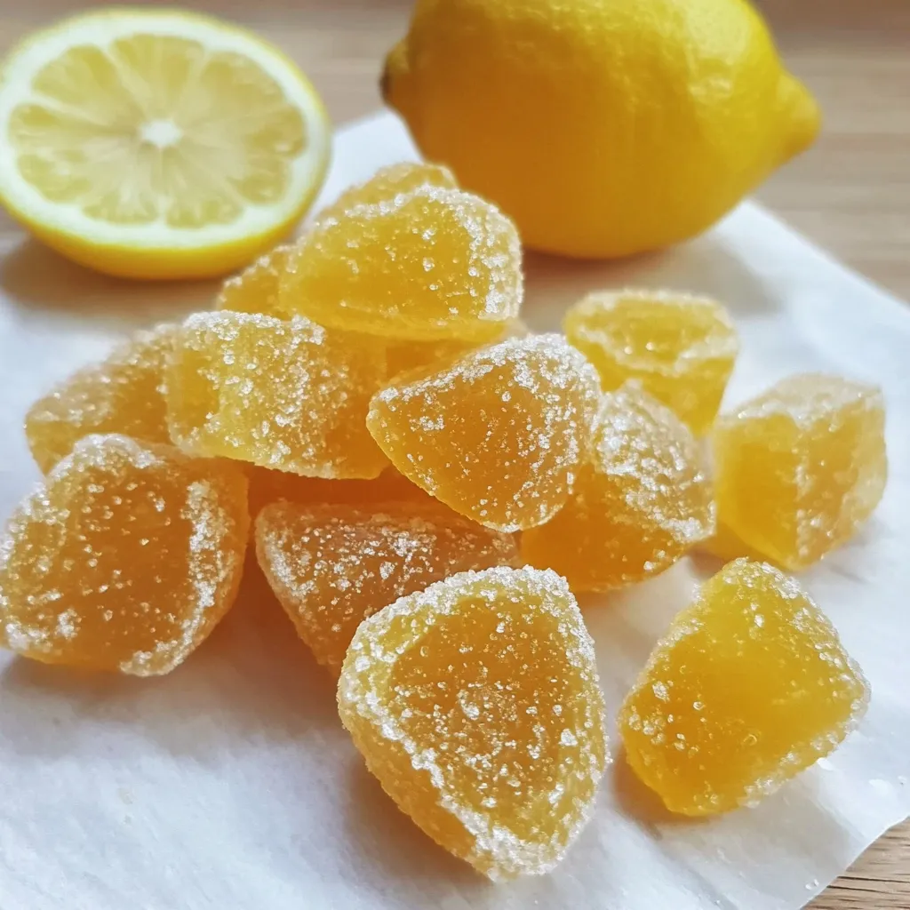 Caramelos para la tos caseros recién preparados sobre papel encerado