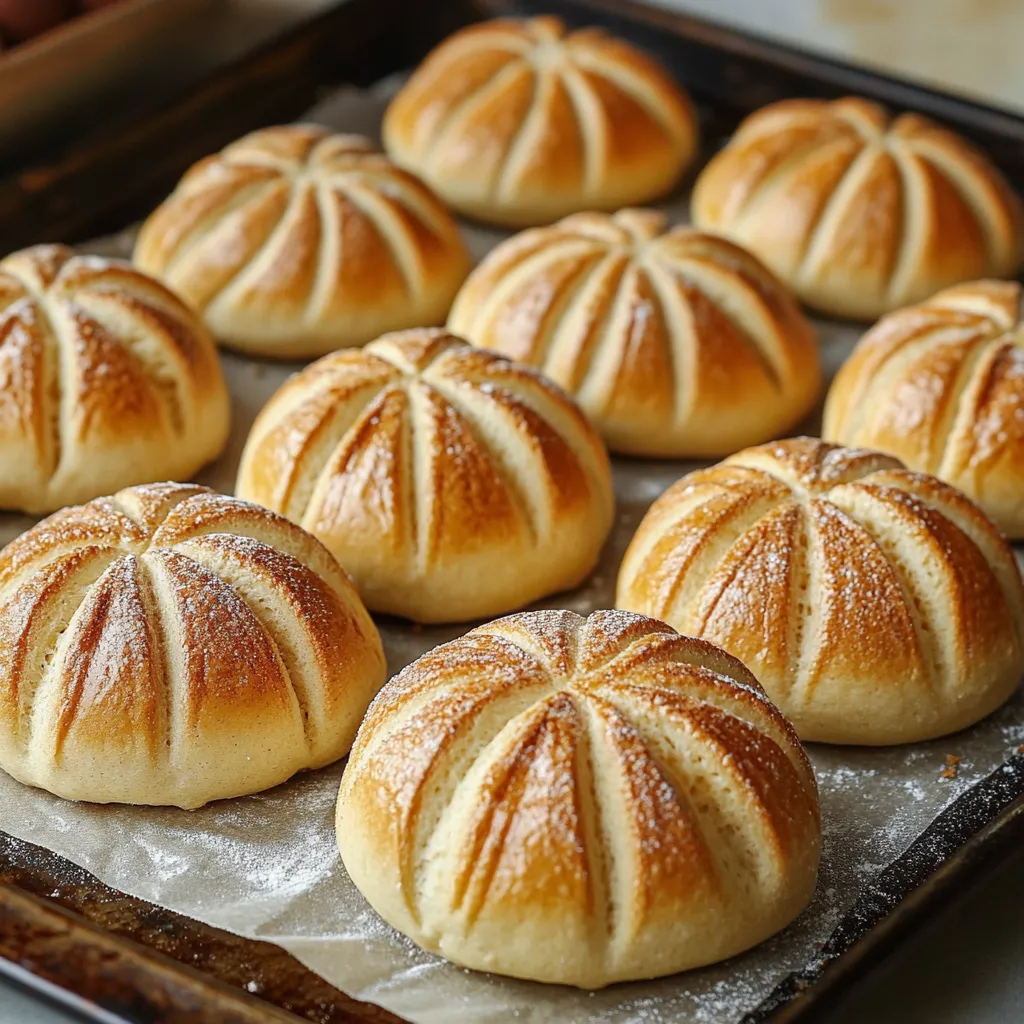 Conchas pan dulce mexicanas caseras con cobertura clásica de vainilla y cacao