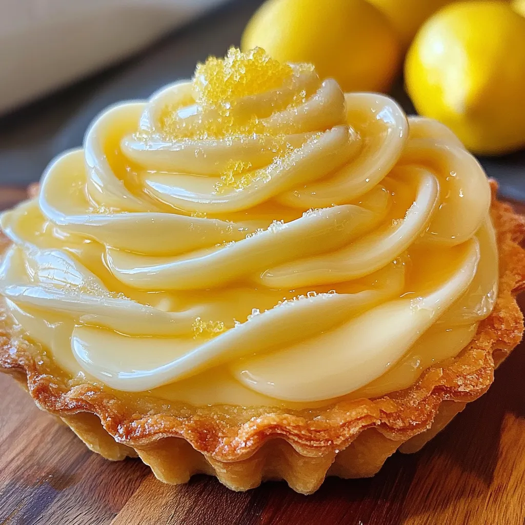 Crema pastelera de limón casera servida en un bol blanco, con ralladura de limón encima.