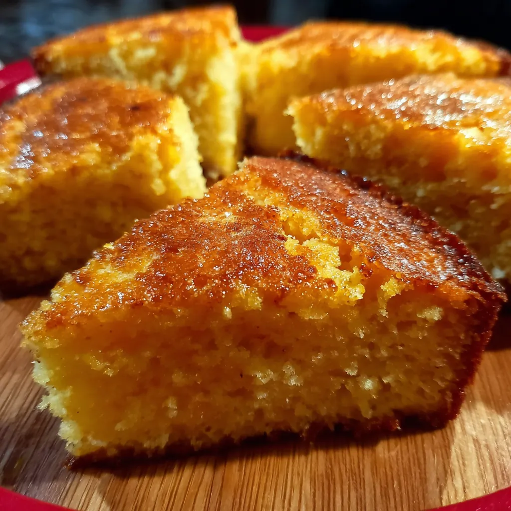 Pan de elote natural casero recién horneado sobre una rejilla
