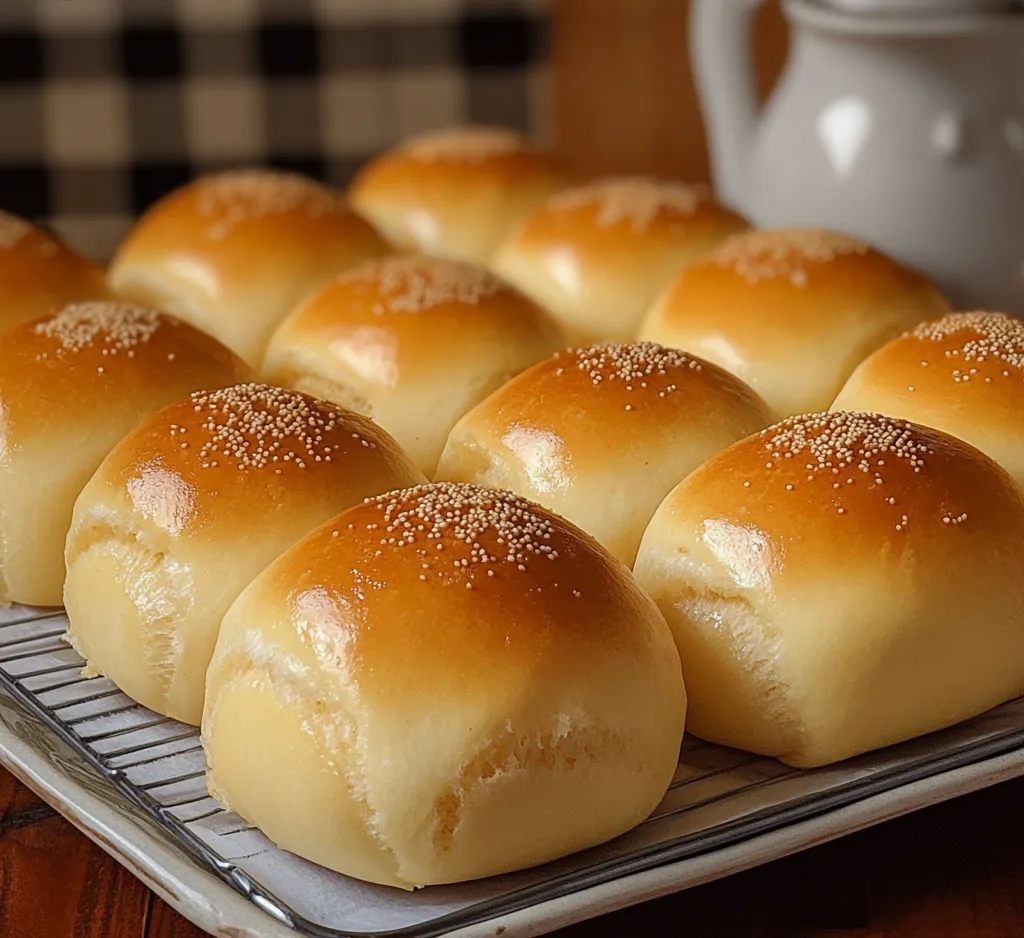 Panecillos de licuadora recién horneados sobre una bandeja de horno
