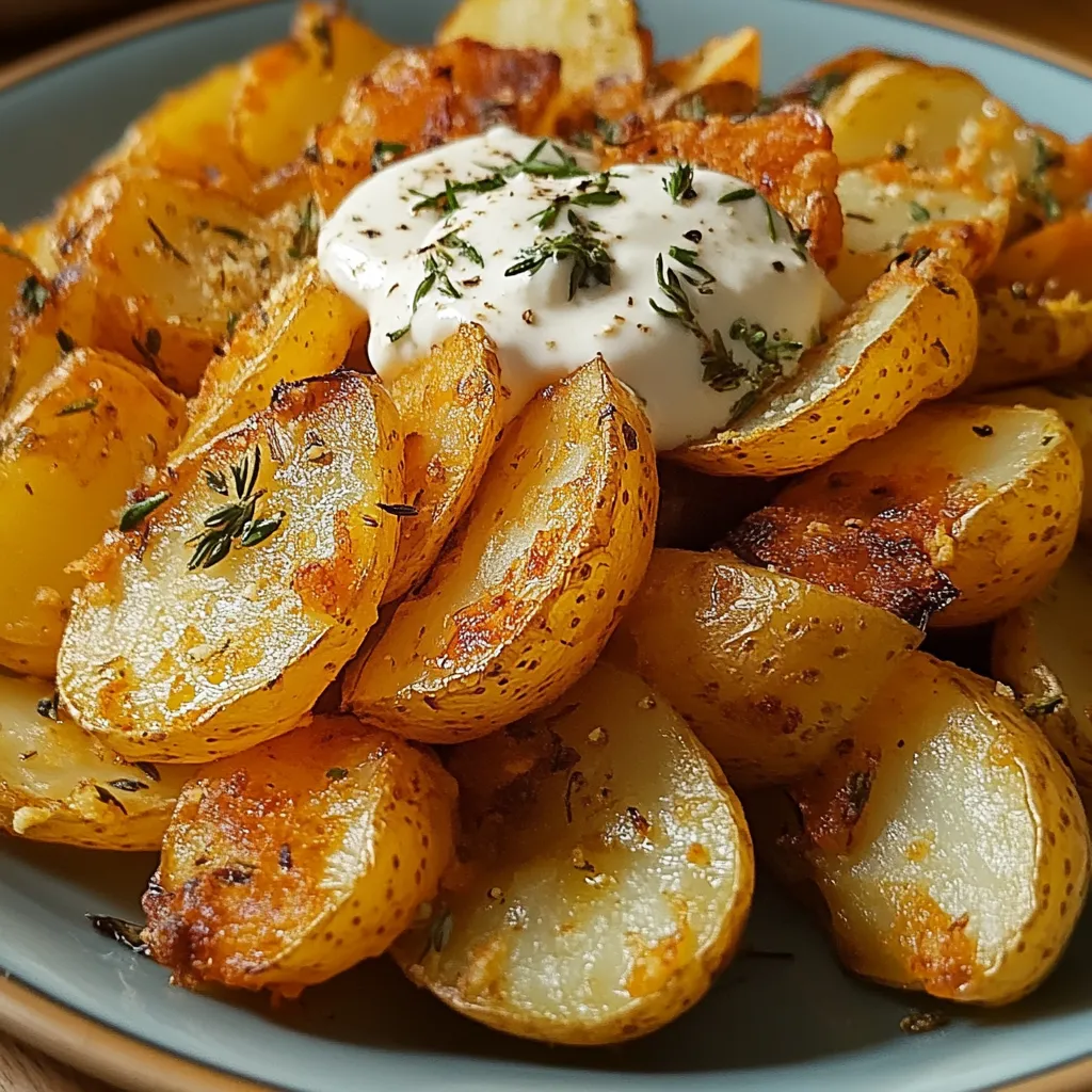 Plato de Patatas Arrieras con alioli casero, gambas al ajillo y perejil fresco