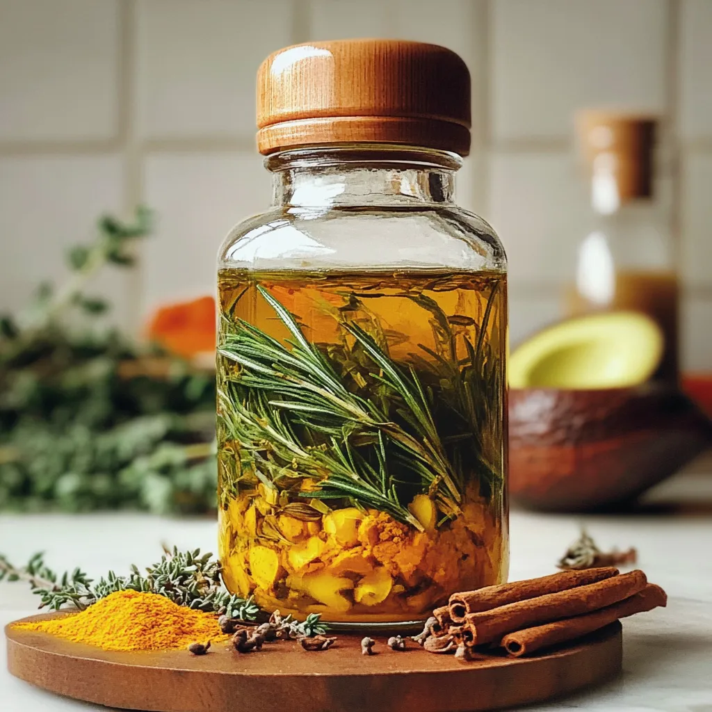 Preparación casera del Tónico Capilar SYROOME con ingredientes naturales