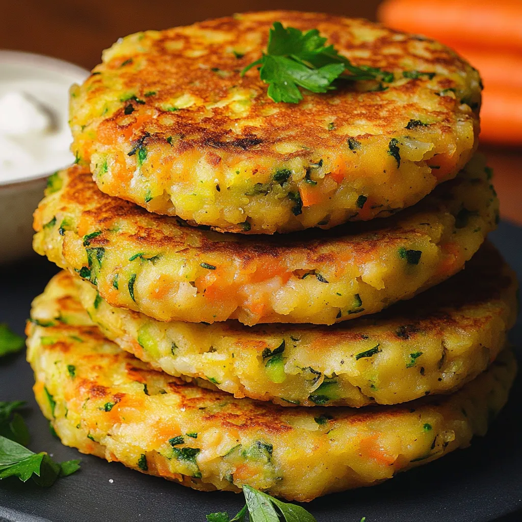 Torrejas de verduras recién fritas servidas sobre papel absorbente