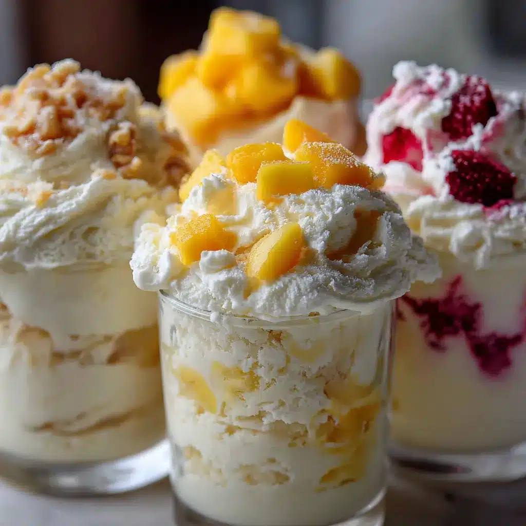 Helados gourmet caseros en bolsitas, cremosos y con trozos de fruta fresca