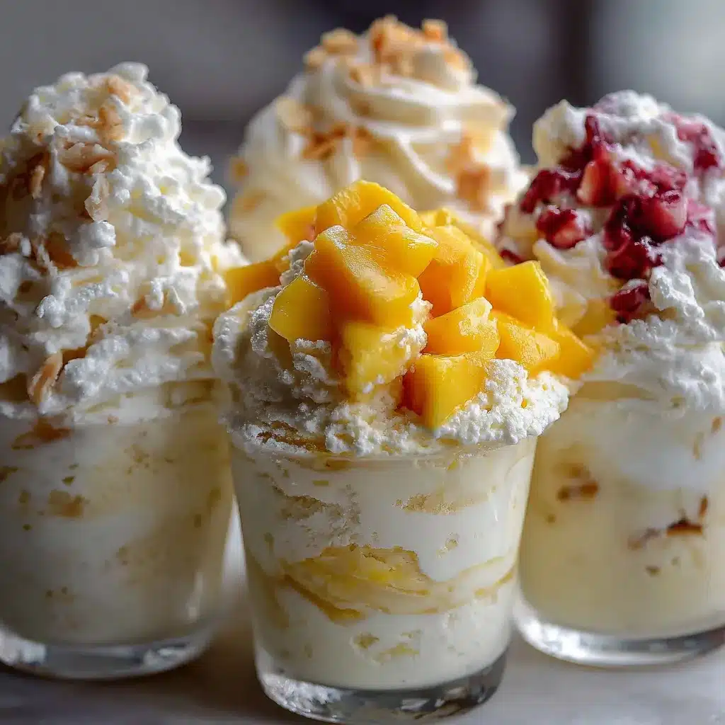 Helados gourmet caseros en bolsitas, cremosos y con trozos de fruta fresca