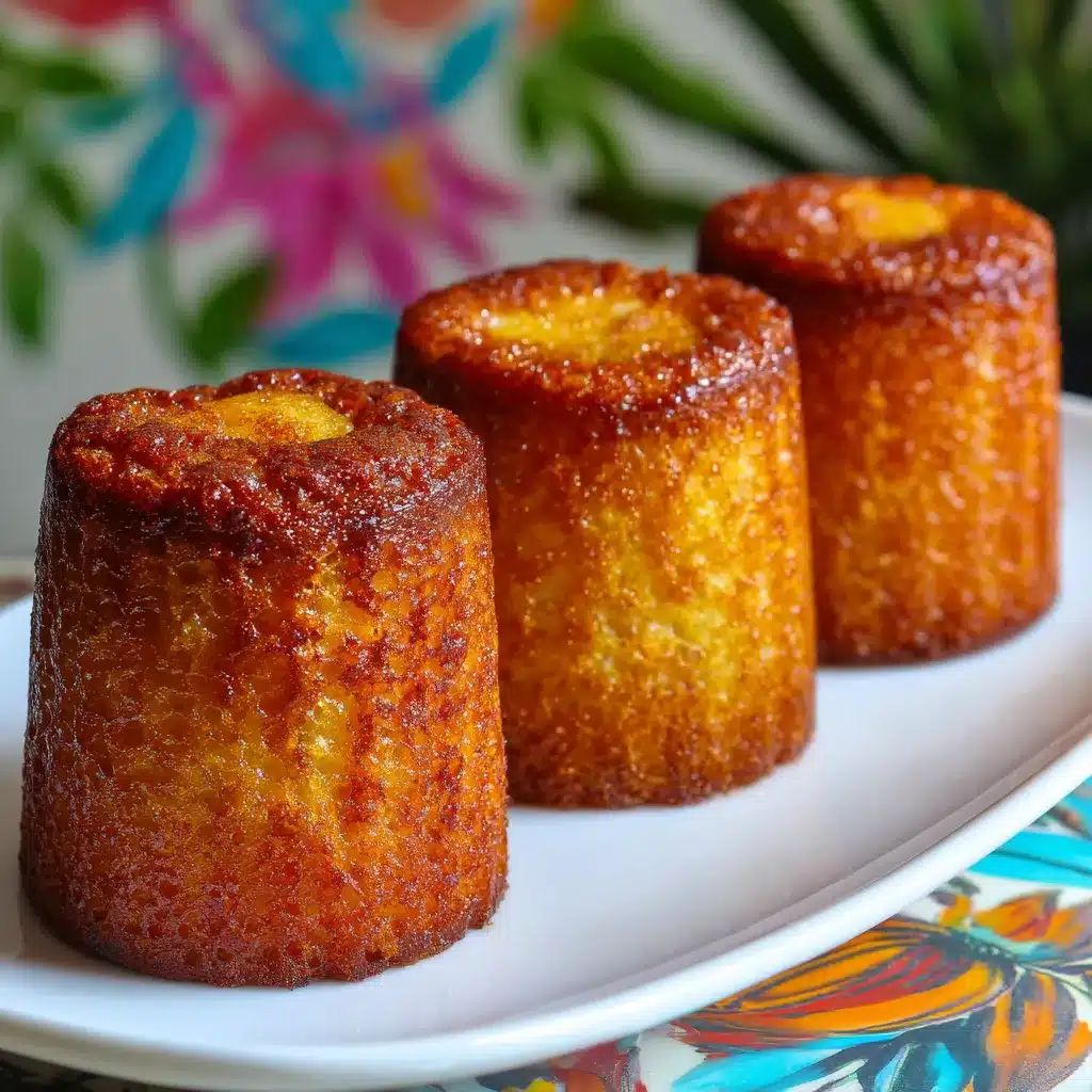 Pastel de naranja esponjoso recién horneado sobre una mesa de madera