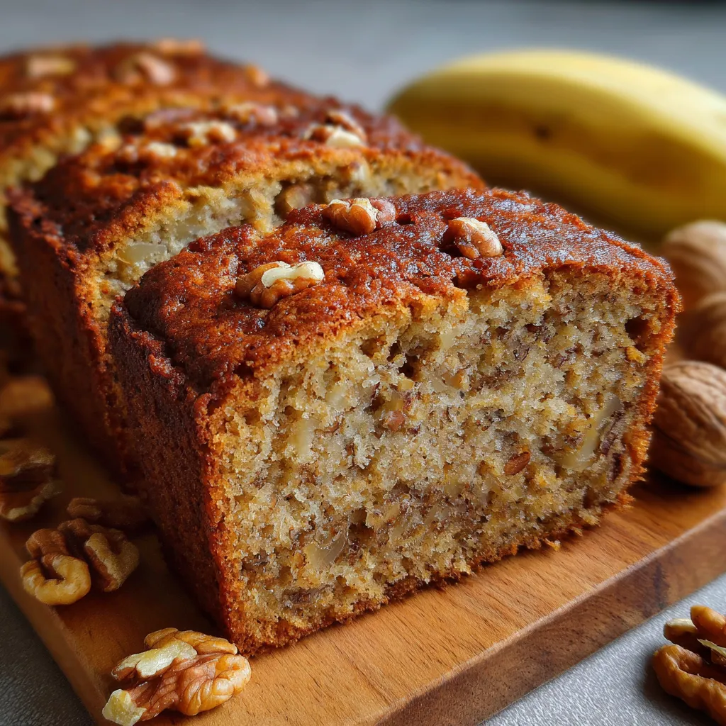 Pastel saludable de avena y nueces recién horneado en un molde rectangular