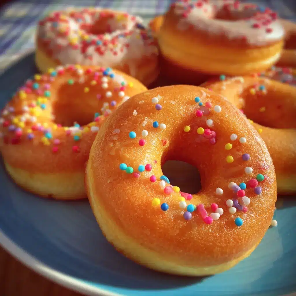 Rosquitas al horno caseras recién horneadas sobre rejilla de enfriamiento