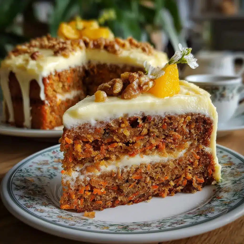 Tarta de zanahoria y piña casera con glaseado de queso crema esponjoso