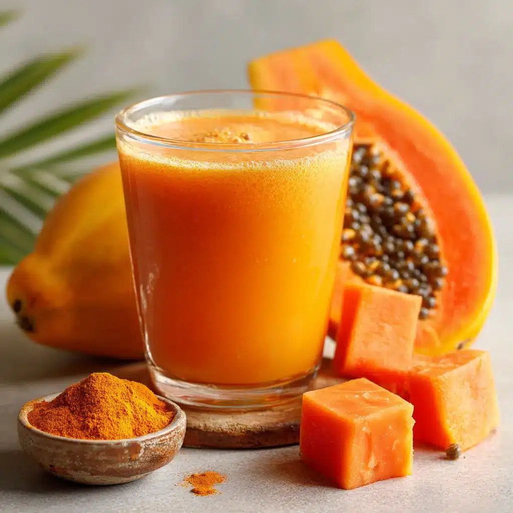 Vaso de jugo natural para el hígado graso servido recién hecho
