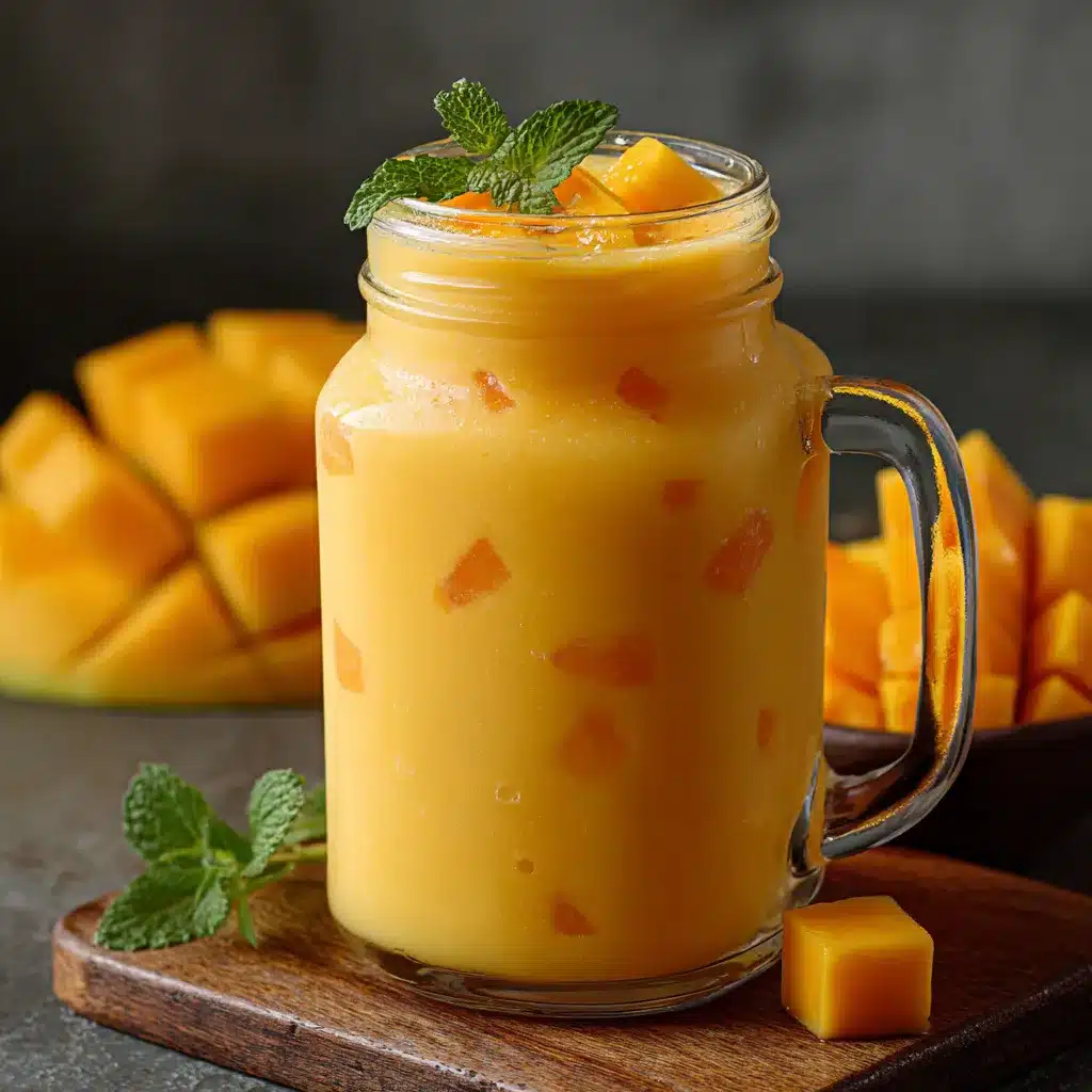 Agua Fresca y Cremosa de Mango 
