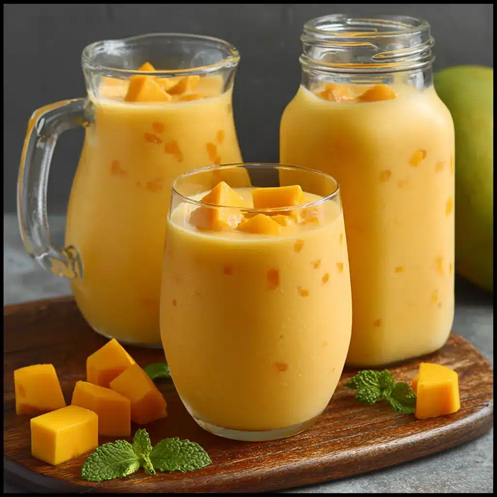 Agua Fresca y Cremosa de Mango