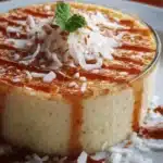 Postre Cremoso de Coco Casero