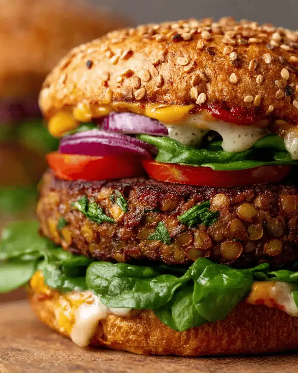 Hamburguesas de Espinacas y Lentejas